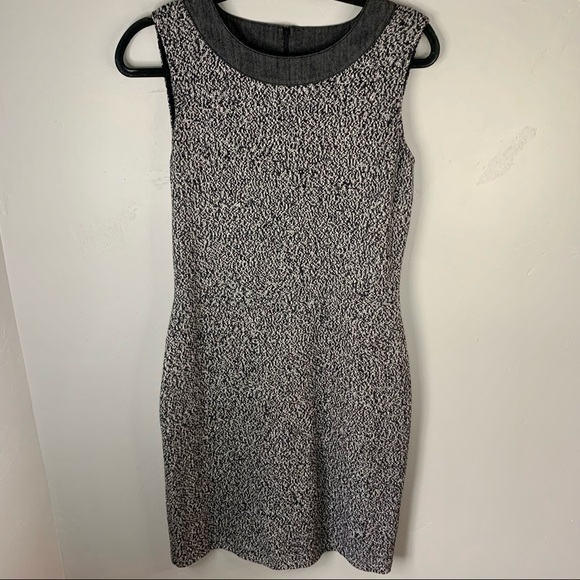 St. John Sport Wool Tweed Pencil Dress - Picture 4 of 7